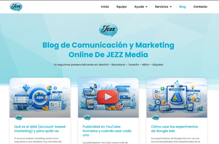 Publicar en JEZZ Media
